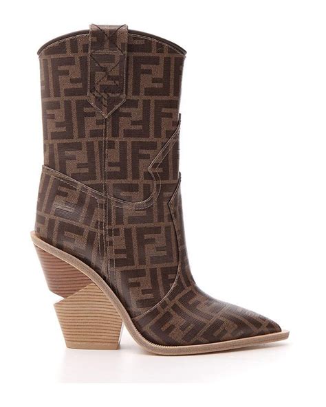 fendi ladies boots|fendi cowboy boots for women.